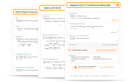 Triple Integral Calculator: Wolfram|Alpha